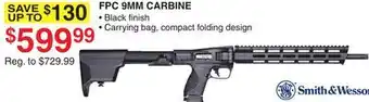 Dunham's Sports FPC 9MM CARBINE offer