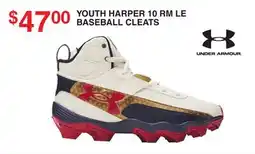 Dunham's Sports UNDER ARMOUR YOUTH HARPER 10 RM LE BASEBALL CLEATS offer