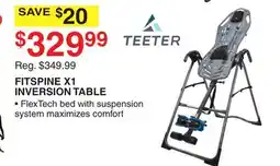 Dunham's Sports TEETER FITSPINE X1 INVERSION TABLE offer