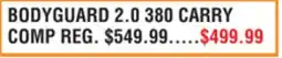 Dunham's Sports BODYGUARD 2.0 380 CARRY COMP offer