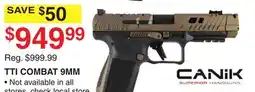 Dunham's Sports CANIK TTI COMBAT 9MM offer