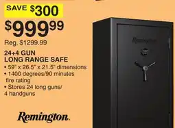 Dunham's Sports REMINGTON 24 + 4 GUN LONG RANGE SAFE offer