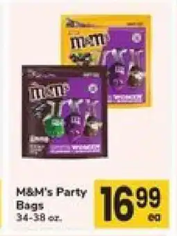 Safeway M&M's Party Bags offer