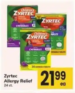 Safeway Zyrtec Allergy Relief offer