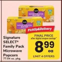 Safeway Signature SELECT Family Pack Microwave Popcorn offer