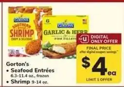 Safeway Gorton's Seafood Entrées offer