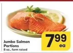 Safeway Jumbo Salmon Portions offer