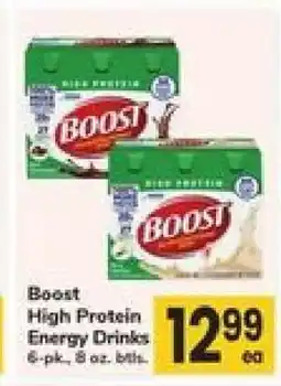 Safeway Boost High Protein Energy Drinks offer