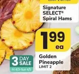 Safeway Golden Pineapple offer