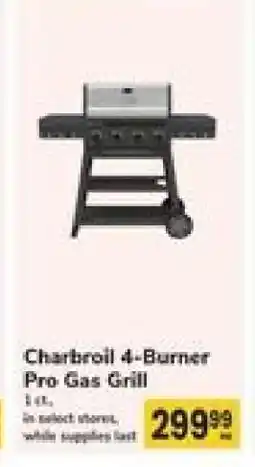 Safeway Charbroil 4-Burner Pro Gas Grill offer