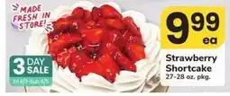 Safeway Strawberry Shortcake offer