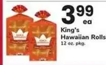Safeway King's Hawaiian Rolls offer