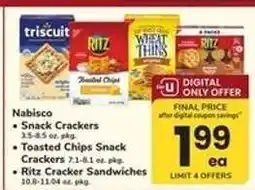 Safeway Nabisco Crackers offer