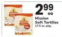 Safeway Mission Soft Tortillas offer