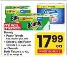 Safeway Bounty or Charmin offer