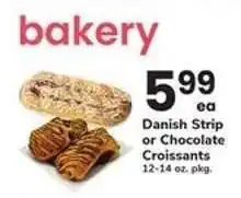 Safeway Danish Strip or Chocolate Croissants offer