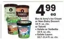 Safeway Ben & Jerry's Ice Cream or Non-Dairy Dessert offer