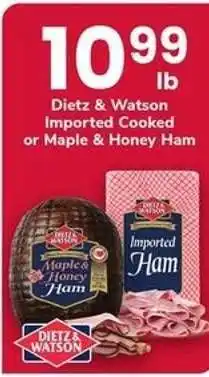 Safeway Dietz & Watson Ham offer