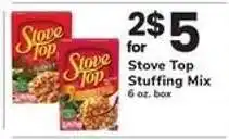 Safeway Stove Top Stuffing Mix offer