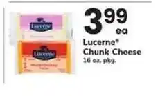 Safeway Lucerne Chunk Cheese offer