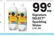 Safeway Signature Select Sparkling Water offer