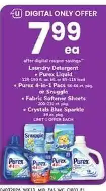 Safeway Laundry Detergent offer