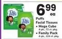 Safeway Puffs Facial Tissues offer