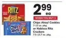 Safeway Chips Ahoy! Cookies or Nabisco Ritz Crackers offer