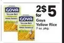 Safeway Goya Yellow Rice offer