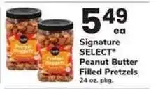 Safeway Signature SELECT Peanut Butter Filled Pretzels offer
