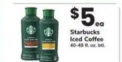 Safeway Starbucks Iced Coffee offer