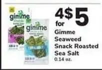 Safeway gimme Seaweed Snack offer