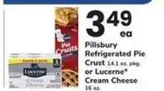 Safeway Pillsbury Refrigerated Pie Crust or Lucerne Cream Cheese offer