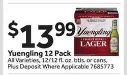 Stop&Shop Yuengling 12 Pack offer