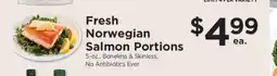 ShopRite Fresh Norwegian Salmon Portions offer