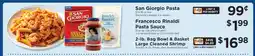 ShopRite San Giorgio Pasta offer