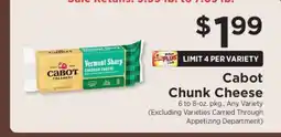 ShopRite Cabot Chunk Cheese offer