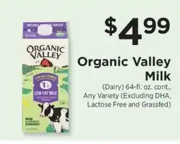 ShopRite Organic Valley Milk offer
