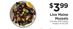 ShopRite Live Maine Mussels offer