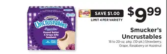 ShopRite Smucker's Uncrustables offer