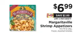 ShopRite Margaritaville Shrimp Appetizers offer