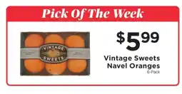 ShopRite Vintage Sweets Navel Oranges offer