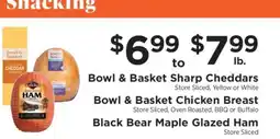 ShopRite Bowl & Basket Sharp Cheddars offer