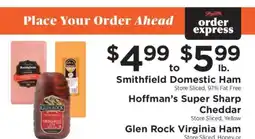 ShopRite Smithfield Domestic Ham offer