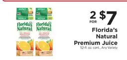ShopRite Florida's Natural Premium Juice offer