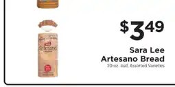 ShopRite Sara Lee Artesano Bread offer