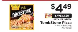 ShopRite TombStone Pizza offer