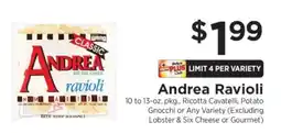 ShopRite Andrea Ravioli offer