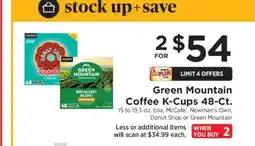 ShopRite Green Mountain Coffee K-Cups 48-Ct offer