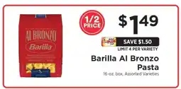 ShopRite Barilla Al Bronzo Pasta offer